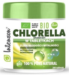 INTENSON Bio chlorella Elixir młodości i witalności (200