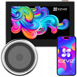 Wizjer Elektroniczny z kamerą WiFi Ezviz HP2 Podgląd