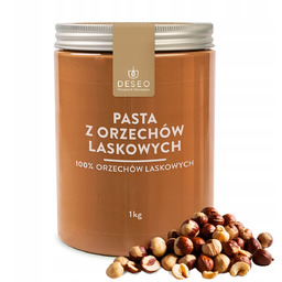 PASTA Z ORZECHÓW LASKOWYCH 100% DESEO 1KG PASTA