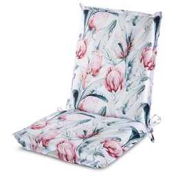 Eurofirany Poduszka siedzisko 45x90x3 Garden 32a biała niebieska