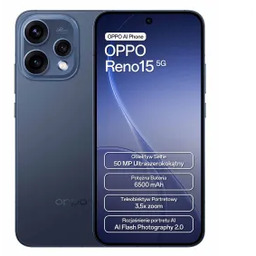 OPPO Reno15 5G 8/512GB 6,59" 120Hz 50Mpix Granatowy