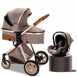 Wózek dziecięcy, YAZOCO, 3w1 Fotelik - Spacerówka -