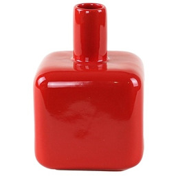Pakamera Wazon ceramiczny czerwony, niemiecki design, lata 90,