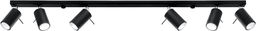 Plafon RING 6L Czarny - Sollux