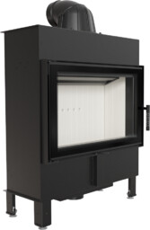 Kominek powietrzny stalowy KRATKI LUCY SLIM 10 kW