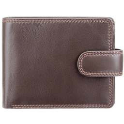 Pojemny portfel męski Visconti Heritage HT-13 - brązowy