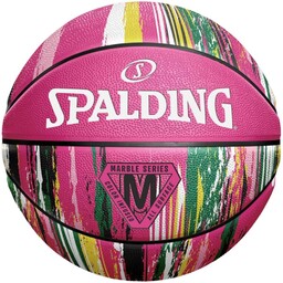 Spalding Piłka do koszykówki Marble różowa 84402Z -