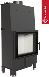 Kominek z płaszczem wodnym KRATKI LUCY 12 kW