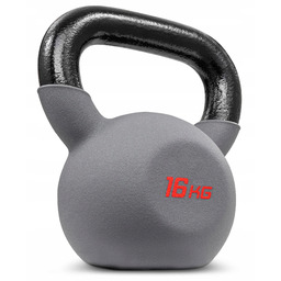 Kettlebell 16kg kettle odważnik żeliwny ciężarek mocny ćwiczenia