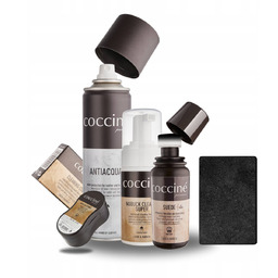 Impregnat Coccine Wodoodporny Czarny do Zamszu Nubuku Renowator