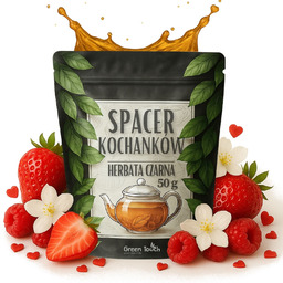 Spacer kochanków 50 g - herbata czarna serduszka