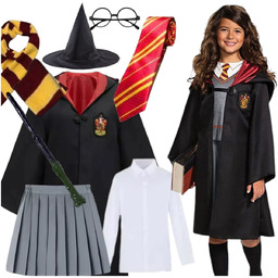 Strój Harry Potter Hermiona Przebranie Kostium Akcesoria -