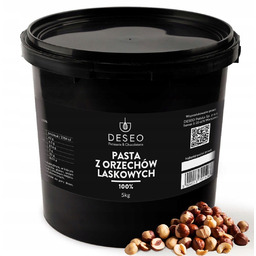 PASTA Z ORZECHÓW LASKOWYCH 100% DESEO 5KG