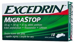 Excedrin Migrastop, 10 tabletek przeciwbólowych