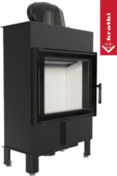 Kominek powietrzny stalowy KRATKI LUCY SLIM 8 kW