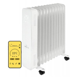 MISSION AIR Grzejnik olejowy Oslo 2500 W Biały