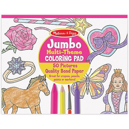 Melissa & Doug duża kolorowanka: różowa blok
