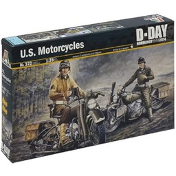 Italeri 510000322-1:35 U.S. motocykle WWII