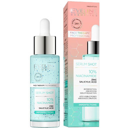 EVELINE Serum Shot 10% Niacynamid kuracja na niedoskonałości