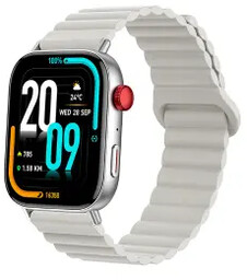 Colmi C8 Max Magnetyczny pasek 52mm Srebrny Smartwatch