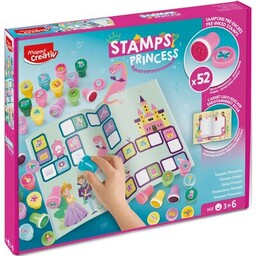 MAPED CREATIV Zestaw kreatywny Kolorowe stempelki Świat Księżniczek