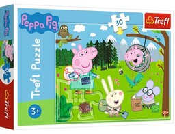 TREFL Puzzle Świnka Peppa Leśna wyprawa 18245 (30