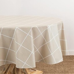 Elrene Home Fashions Windowpane Obrus winylowy w kratę,