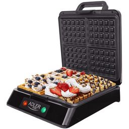 Gofrownica XXL 4 Duże Chrupiące Gofry 1500W AD3036