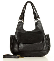 Shopper damski czarny MARCO MAZZINI v154d
