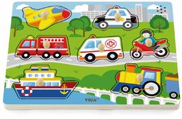 Viga Zabawki - 51274 - Puzzle dźwiękowe -