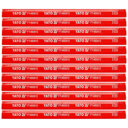 Yato ZESTAW OŁÓWKÓW STOLARSKICH, 12 SZT.