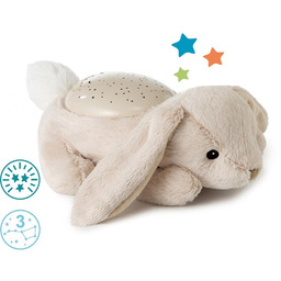 Lampka nocna z projekcją świetlną 2w1 Króliczek Cloud