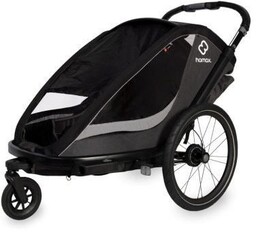Hamax - Przyczepka rowerowa COCOON podwójna - Grey/black