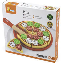 VIGA Zabawka Learn from Fun Pizza do krojenia