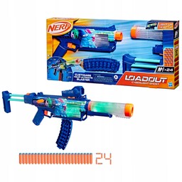 Nerf Loadout Cyberlight Ghost 24 Strzałki G1825