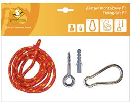Zestaw montażowy F1_1 do hamaków, Czerwony koala/zf1_16