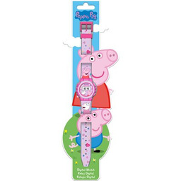 KIDS EUROSWAN Zabawka zegarek Świnka Peppa PP09046
