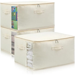 Płócienne kołdry torby, organizery do szafek i