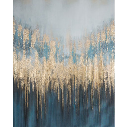 Eurofirany Obraz 445 80x100 granatowy złoty abstrakcja glamour