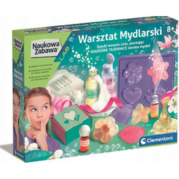 CLEMENTONI WARSZTAT MYDLARSKI Zestaw Robienia MYDŁA MYDŁO Naukowa