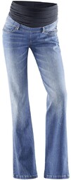 Damskie spodnie ciążowe jeansowe niebieskie Bellybutton Maternity, r.44