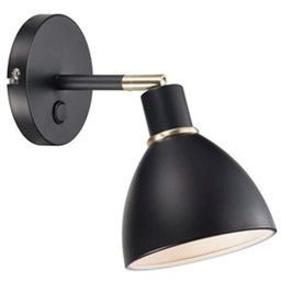 Nordlux - Ray Lampa Ścienna Black