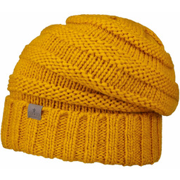 Czapka Dzianinowa Beanie Długa by Lierys, musztardowy, One