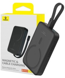 Baseus Powerbank magnetyczny Magnetic Mini 10000mAh, Lightning 20W