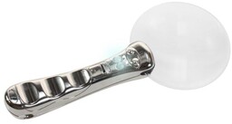 Ręczna lupa do czytania bez oprawy z oświetleniem