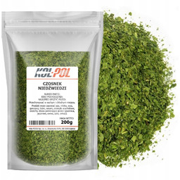CZOSNEK NIEDŹWIEDZI 200g Suszony naturalny aromatyczna przyprawa Kol-Pol