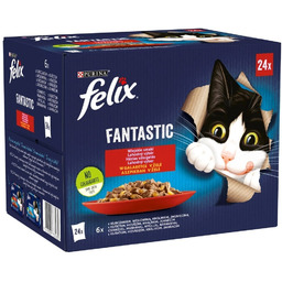 Felix Fantastic Wiejskie Smaki W Galaretce 24x85g