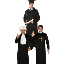 Kostium 3w1 Ksiądz, Student, Sędzia