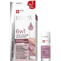 EVELINE Nail Therapy 6w1 Care & Colour skoncentrowana