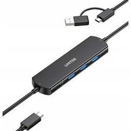 Unitek KVM Hub 10 Gbps przełączanie między 2